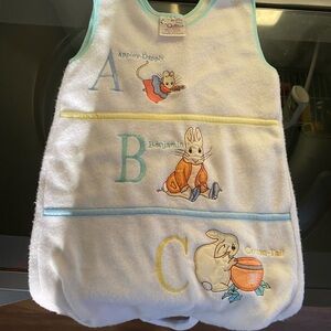 Vintage Beatrice Potter ABC
Quiltex Fleece
Baby Bunting Wearable
Blanket